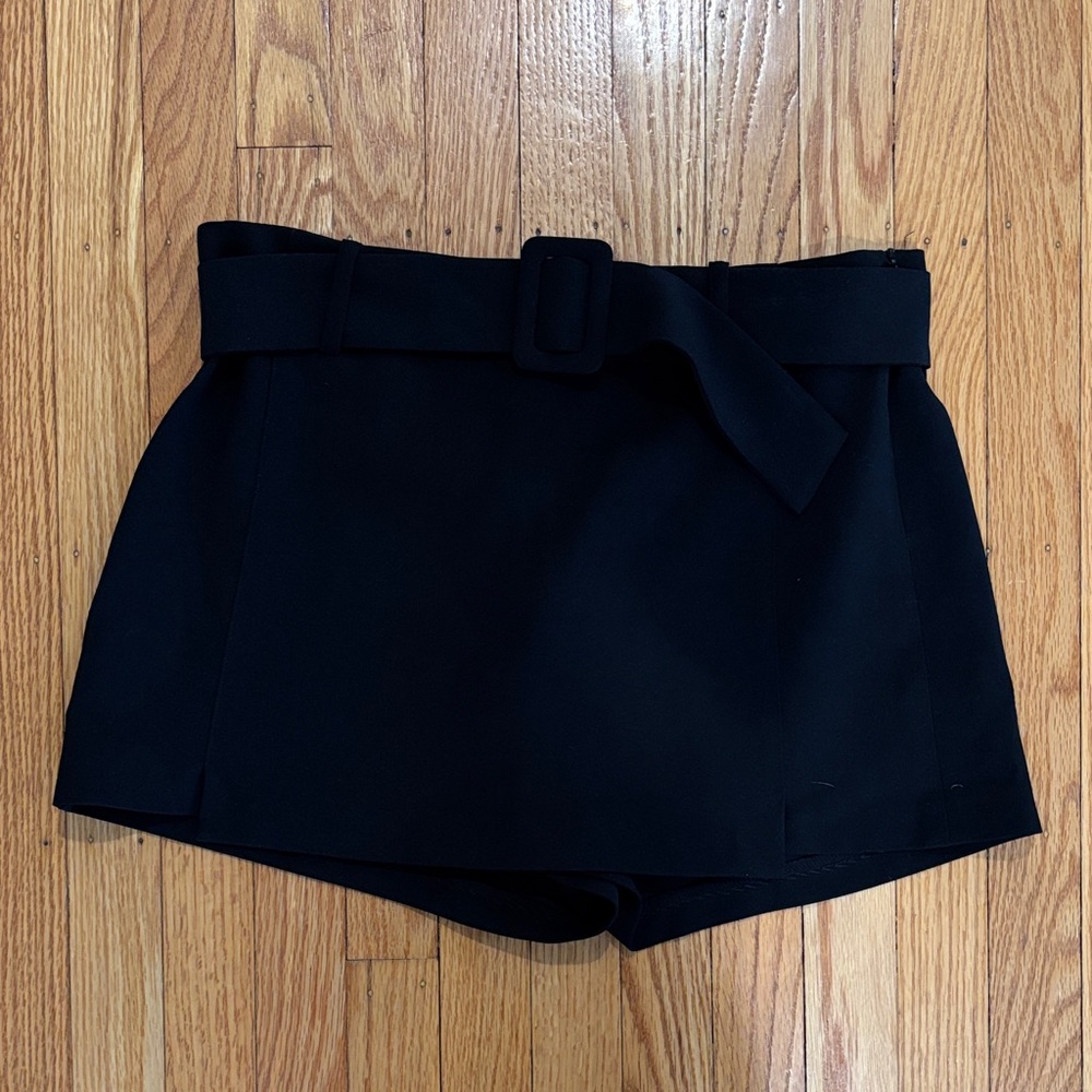 Mango Black Ponte Skort